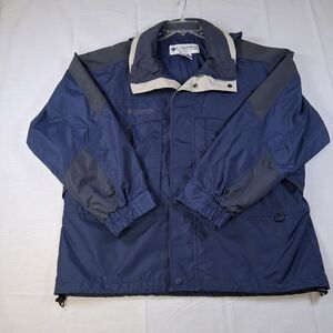 Columbia Men's Blue and Gray Jacket
